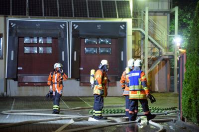 Vollbrand einer Recyclingfirma in Backnang
